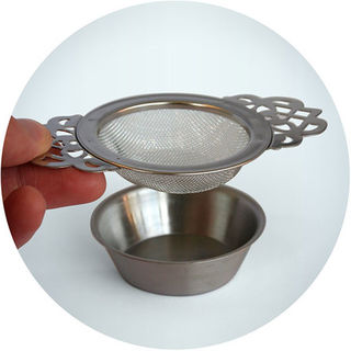 Fancy Tea Strainer (stainless steel)